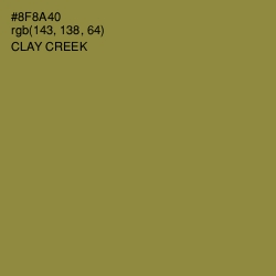 #8F8A40 - Clay Creek Color Image